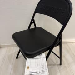 レアSupreme 20AW Metal Folding Chair Black - メルカリ