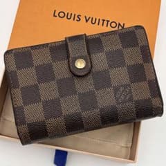 ルイヴィトン ダミエ ポルトモネ ビエ ヴィエノワ 二つ折り財布 がま口