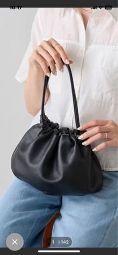 今週のみ3000円引きrusset ラシット 巾着ショルダーバッグ ブラック 