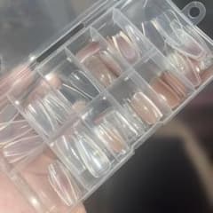ネイルチップ コフィン型 クリアのサムネイル