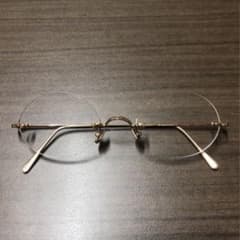 美品☆ゲルノット・リンドナー GL403 RG リムレスメガネ レッド