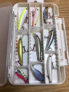 メバリングなどにプラグ×２２個セット★ダイワ、スミス、ラパラ、など、ミノーレインのサムネイル