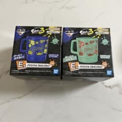 [Brand New, Unused] Splatoon 3 Ichiban Kuji Mug Set of 2
