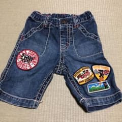 ダブルビー  デニムハーフパンツ 90のサムネイル