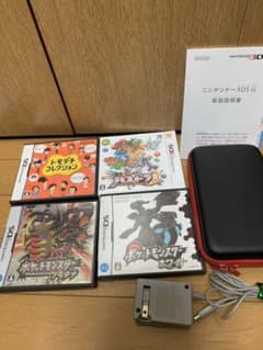 ニンテンドー3DS LL ブラック　ソフト4本セットのサムネイル