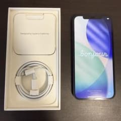 iPhone12 64GB ブルー 化粧箱　ケーブル　おまけ付き iPhone12 64GB ブルー 化粧箱 ケーブル おまけ付き - メルカリ