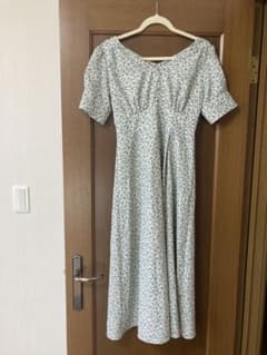 Heather 花柄ワンピース　ミントグリーンのサムネイル