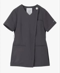 ジェラートピケ&クラシコ　プルオーバースクラブ　ナース服　チャコールグレイ　Мのサムネイル
