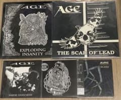 AGEレコード5枚セット　crust