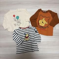 곰의 푸 씨 긴팔 T 셔츠 80cm 정리 판매