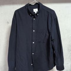 H&M 長袖シャツ ダークネイビー LOOSE FITのサムネイル