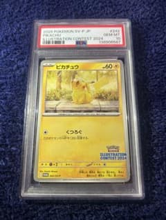 ピカチュウ イラストレーションコンテスト 2024 PSA10 - メルカリ