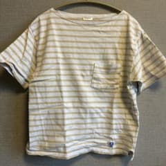 ORCIVAL オーシバル ボーダーTシャツ ベージュ サイズ1のサムネイル