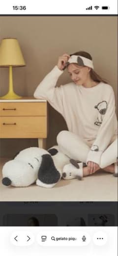 gelato pique ジェラートピケ スヌーピー BIGぬいぐるみ - メルカリ