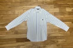 【値下げ】Aquascutum 長袖シャツ Lサイズ ストライプのサムネイル