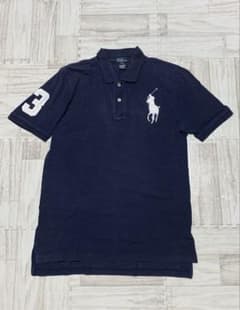 Polo Ralph Lauren ポロシャツ ビックポニー swag 紺 - メルカリ