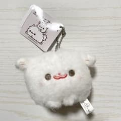 ポメラニアンもち まんまるマスコットキーチェーン しらたま ②