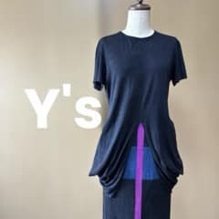 Y's ヨウジヤマモト Yohji Yamamoto 変形カットソー ブラック - メルカリ