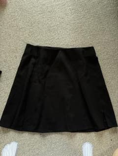 黒のプリーツスカート 160/72Aのサムネイル
