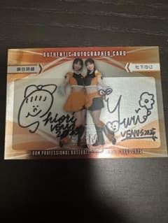 BBMプロ野球チアリーダーカード2025 コンボサインカード 鍋谷詩織＆杜
