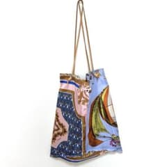 【美品】【新品・未使用】manipuri マニプリ　スカーフ　トートバッグのサムネイル