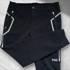 PGG パーリーゲイツ ジョガーパンツ XL〜XXL相当 紺 ネイビー シルバー