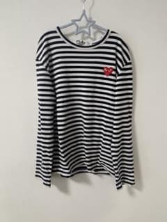 ギャルソン　ストライプ長袖Tシャツ Sのサムネイル