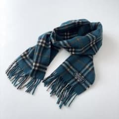 美品 希少カラー Burberrys カシミヤ マフラー ノバチェック 英国製