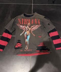 NIRVANA Tシャツ リメイクのサムネイル