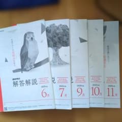 進研模試 解答解説　高３ 2025年度　5冊セットのサムネイル
