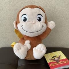おさるのジョージ　プラチナムザッカぬいぐるみバッグ　ぽってり