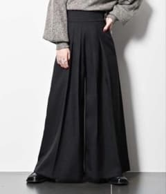 美品 CITY SHOP ハイウエストパンツ　36 黒