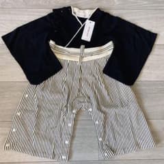 【未使用】袴 ロンパース 80サイズ　男の子のサムネイル
