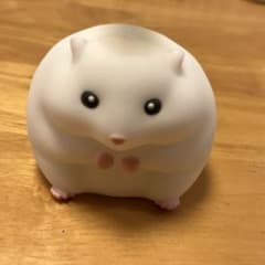NEW!むにむに!ハムスター　　ホワイト　おすわりのサムネイル