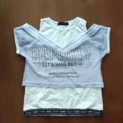COCO ANGEL キッズ Tシャツ 140cm 重ね着風のサムネイル