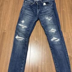 AZUL BY MOUSSY スキニーデニム ダメージ加工 Mのサムネイル