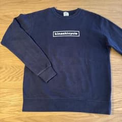 kinashicycleネイビー×白ロゴ木梨サイクル スウェットのサムネイル