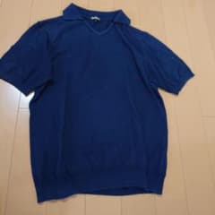 Paul Stuart ネイビーポロシャツ Paul Stuart ネイビー 半袖ニット L - メルカリ