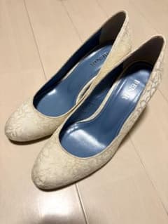 BENIR ウェディングシューズ レース パンプス 23.5cm(36)のサムネイル