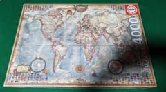 4000ピース　パズル　海外製　世界地図　ジャンク　EDUCA エドゥーカのサムネイル