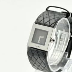 シャネル　マトラッセ　時計　レディース　ブラック　キルティング　付属品有り シャネル マトラッセ 時計 レディース ブラック キルティング 付属品