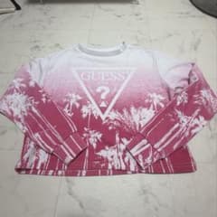 GUESS グラデーション パームツリー柄 スウェット 長袖のサムネイル