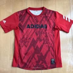 adidas キッズ Tシャツ レッド 5APSFT 山田哲人160cm 希少品のサムネイル