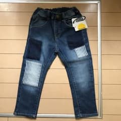 あすか様専用★ムージョンジョン ★新品未使用品★デニムパンツ 100のサムネイル