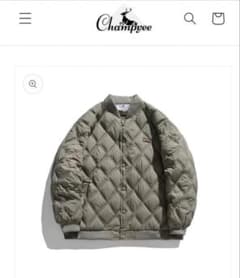 【最終値下げ】champyeeキルティングジャケット オリーブグリーン Lサイズのサムネイル