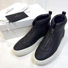 美品 MONCLER モンクレール PAULINE ハイカットスニーカー 37 美品 MONCLER モンクレール PAULINE ハイカットスニーカー 37 - メルカリ