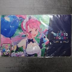 α2 ホロライブ 水鉄砲&メイド服風チア 湊あくあ スリーブ&プレイマット α2 ホロライブ 水鉄砲&メイド服風チア 湊あくあ スリーブ&プレイマット