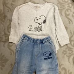 petit mainスヌーピー トップス 100cm、デニム 90cmのサムネイル