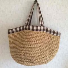 ハンドメイド 麻バッグのサムネイル