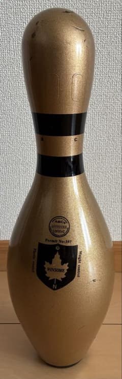 WIBC プラスチックコーティング ボウリングピン WIBC ゴールドボウリングピン - メルカリ